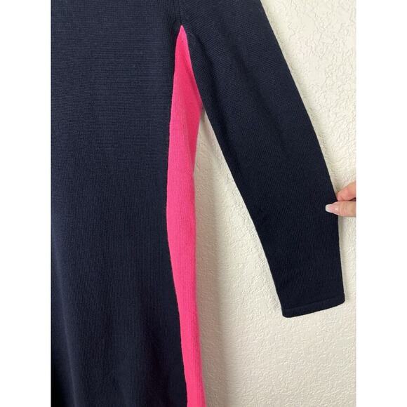 NWT Sail to Sable dark Navy and Pink Sweater Dress - Picture 9 of 16